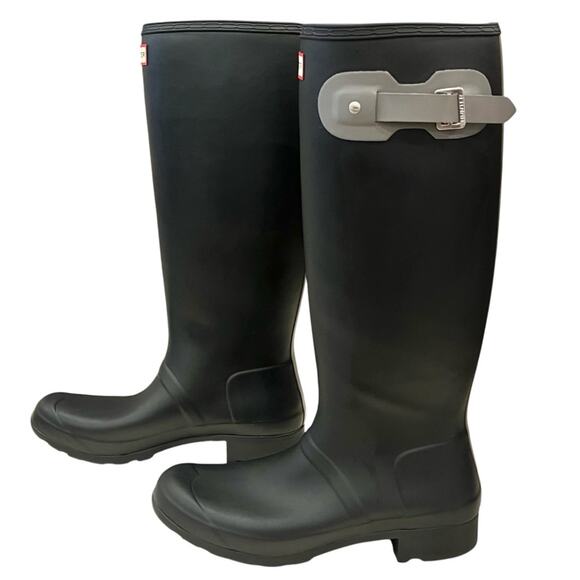 NEW Hunter Original Tour Talk Packable Foldable Rain Boots - Picture 3 of 8
